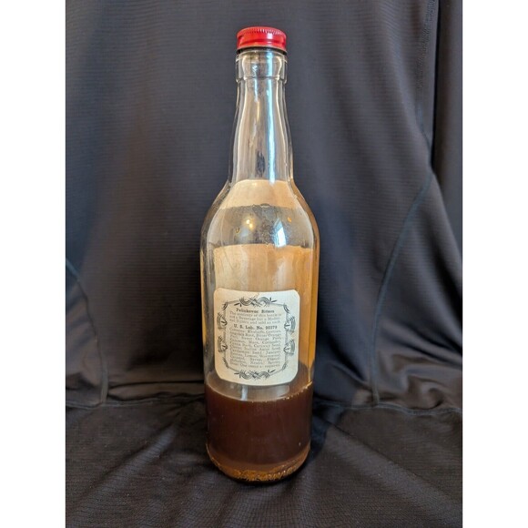 Vtg 1940s Arrow Extract Pelinkovac Stomach Bitters Bottle Detroit Michigan Nice - Picture 9 of 12